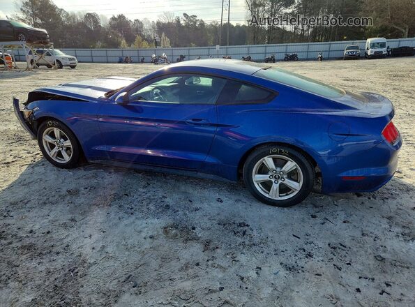 1FA6P8AM8H5333105 2017 FORD MUSTANG Blue Trasero izquierdo
