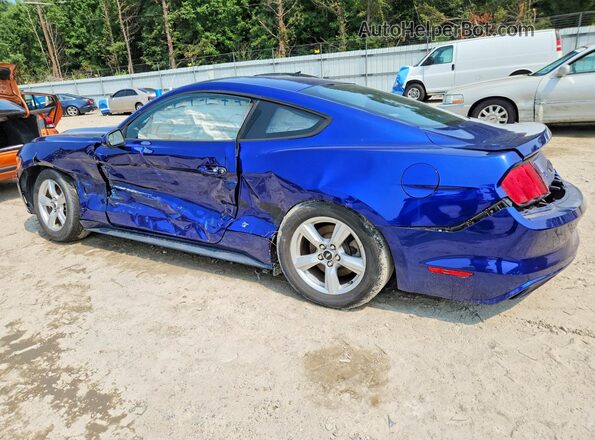 1FA6P8AM9G5255805 2016 FORD MUSTANG Blue Rear left