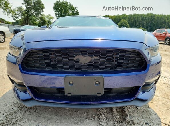 1FA6P8AM9G5255805 2016 FORD MUSTANG Blue Front view