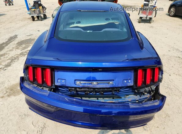 1FA6P8AM9G5255805 2016 FORD MUSTANG Blue Rear view