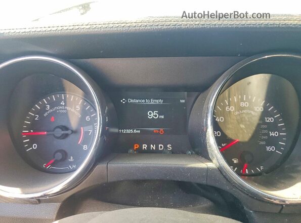 1FA6P8AMXG5256820 2016 FORD MUSTANG Charcoal Vista del cuadro de instrumentos