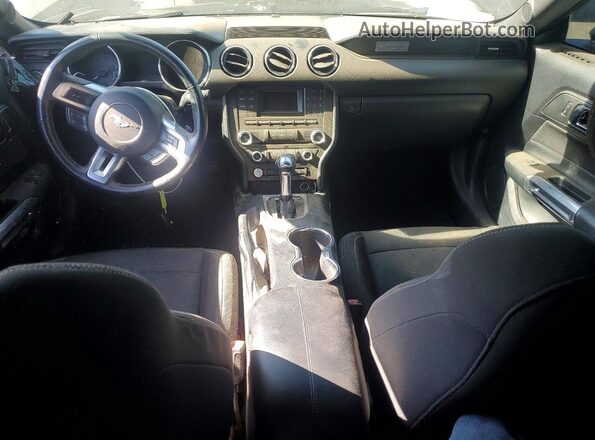 1FA6P8AMXG5256820 2016 FORD MUSTANG Charcoal Vista del salpicadero