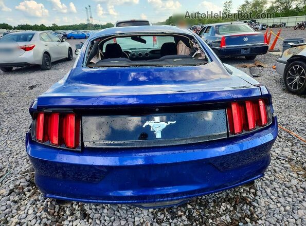 1FA6P8AMXG5283631 2016 FORD MUSTANG Синий Вид сзади