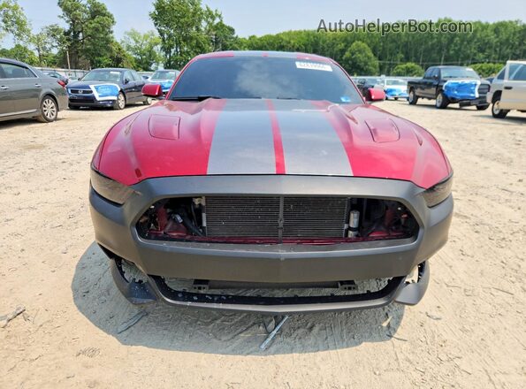 1FA6P8CF0G5229155 2016 FORD MUSTANG Красный Вид спереди
