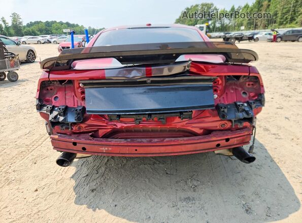 1FA6P8CF0G5229155 2016 FORD MUSTANG Красный Вид сзади