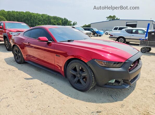 1FA6P8CF0G5229155 2016 FORD MUSTANG Красный Передняя правая четверть