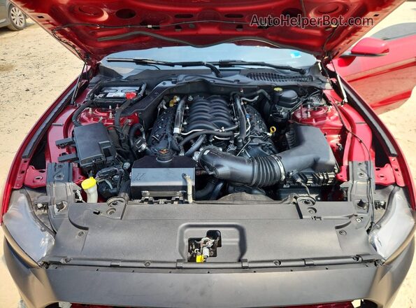 1FA6P8CF0G5229155 2016 FORD MUSTANG Красный Вид задней части салона