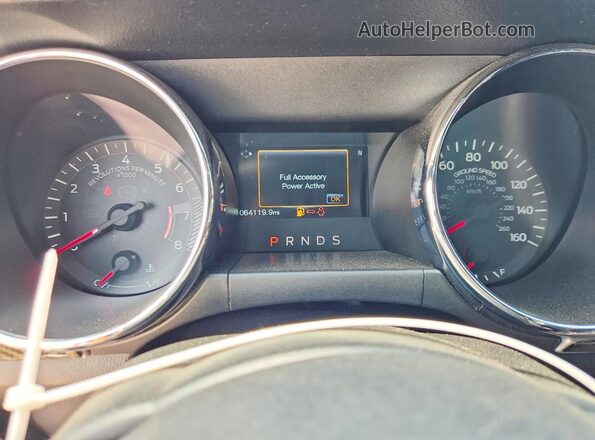 1FA6P8CF0G5229155 2016 FORD MUSTANG Красный Вид щитка приборов