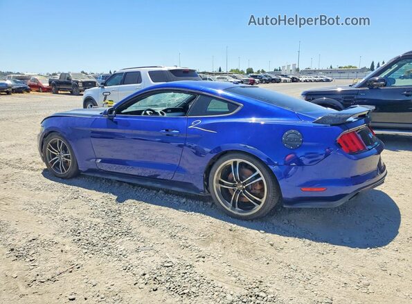1FA6P8CF0G5269185 2016 FORD MUSTANG Blue Rear left