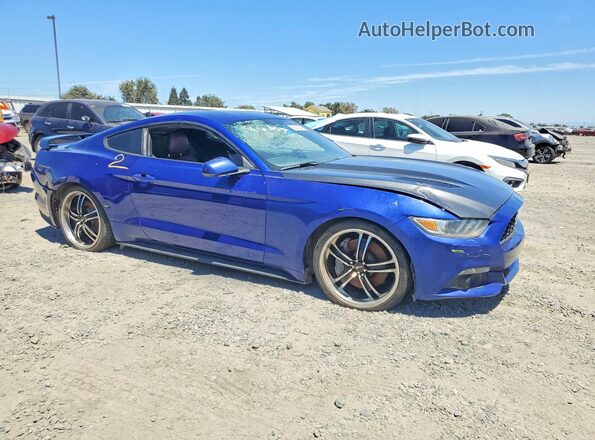 1FA6P8CF0G5269185 2016 FORD MUSTANG Blue Front right