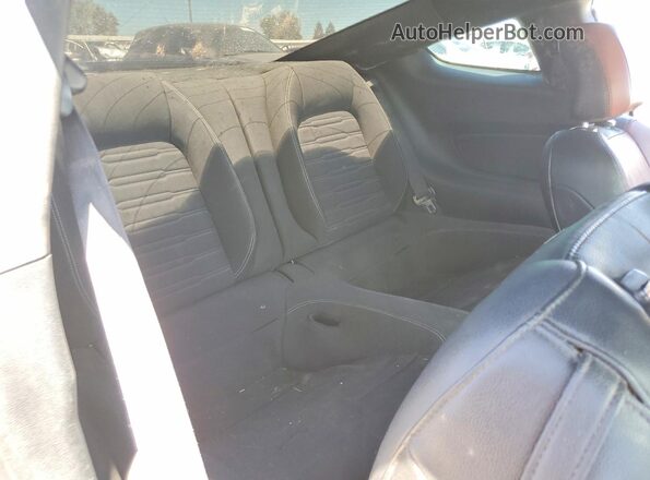 1FA6P8CF0G5269185 2016 FORD MUSTANG Blue Rear seats view