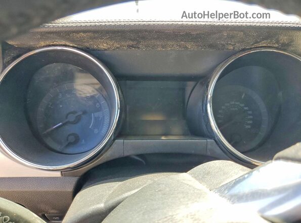 1FA6P8CF0G5269185 2016 FORD MUSTANG Blue Instrument cluster view