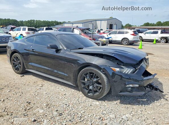 1FA6P8CF0H5209148 2017 FORD MUSTANG Black Przód prawy