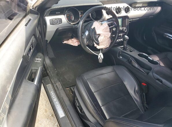 1FA6P8CF0H5209148 2017 FORD MUSTANG Black Widok deski rozdzielczej