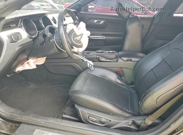 1FA6P8CF0H5209148 2017 FORD MUSTANG Black Widok wnętrza z przodu