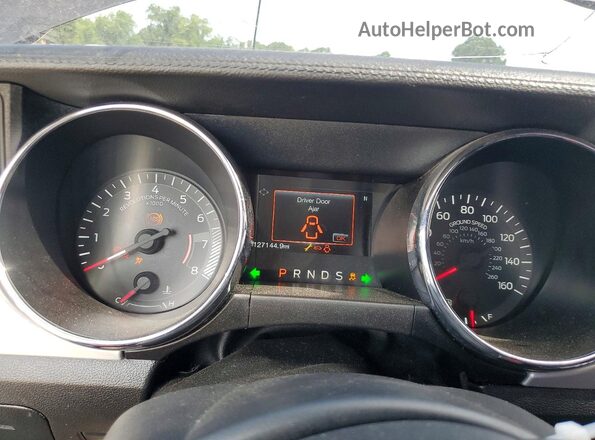 1FA6P8CF0H5209148 2017 FORD MUSTANG Black Widok zestawu wskaźników