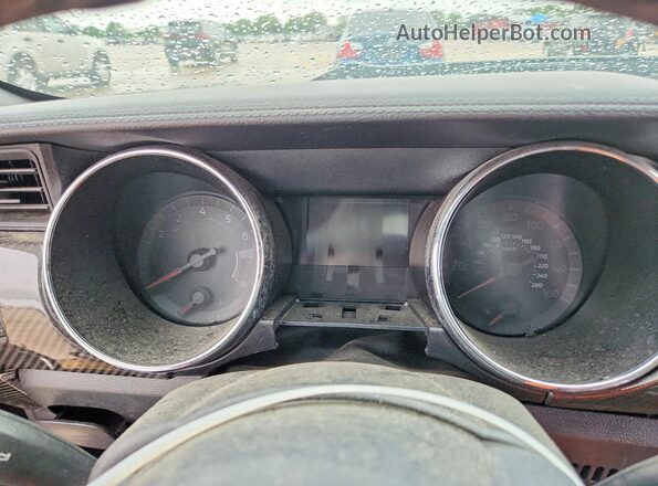 1FA6P8CF0H5253781 2017 FORD MUSTANG Gray Vista del cuadro de instrumentos