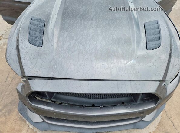 1FA6P8CF0H5253781 2017 FORD MUSTANG Gray Vista interior trasera
