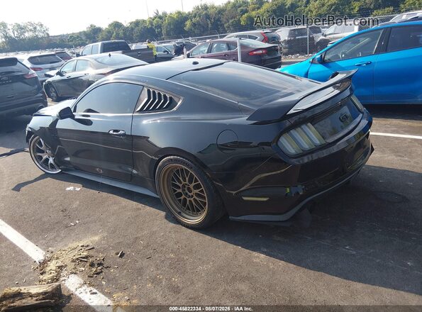 1FA6P8CF0H5266093 2017 FORD MUSTANG Black უკანა სალონის ხედი