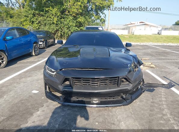 1FA6P8CF0H5266093 2017 FORD MUSTANG Black წინა პანელის ხედი