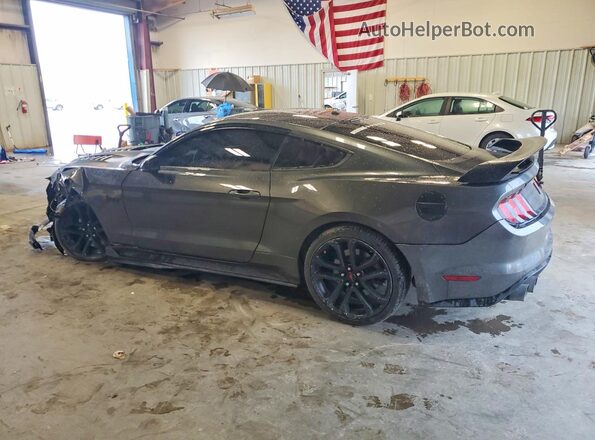 1FA6P8CF0J5100873 2018 FORD MUSTANG Charcoal Trasero izquierdo