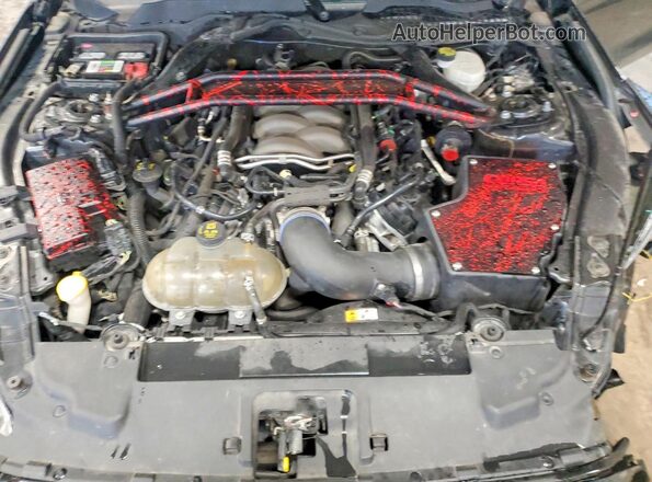 1FA6P8CF0J5100873 2018 FORD MUSTANG Charcoal Vista interior trasera