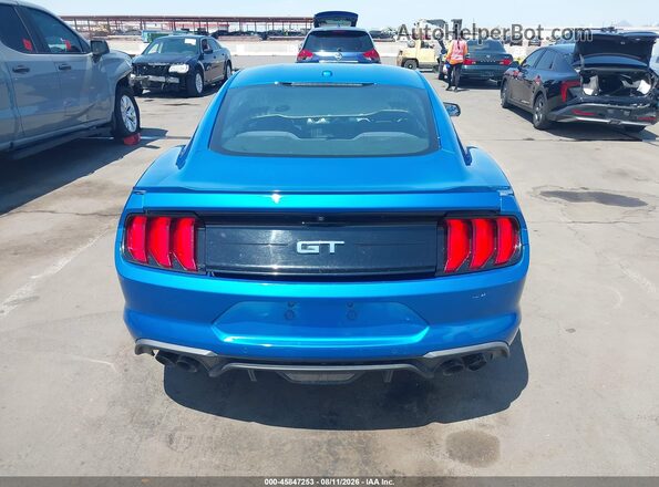 1FA6P8CF0K5102382 2019 FORD MUSTANG Синий 