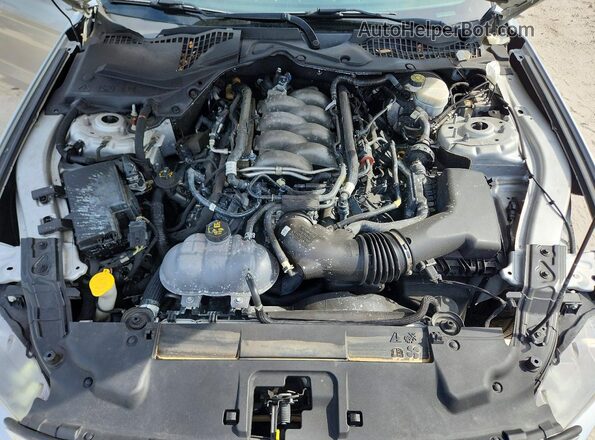 1FA6P8CF0K5105735 2019 FORD MUSTANG Silver უკანა სალონის ხედი