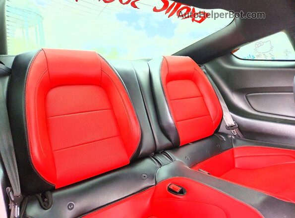 1FA6P8CF0K5187661 2019 FORD MUSTANG Красный Вид задних сидений