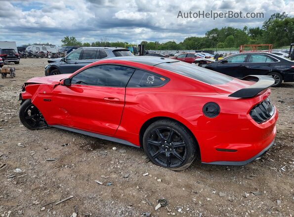1FA6P8CF0K5187661 2019 FORD MUSTANG Красный Задняя левая четверть