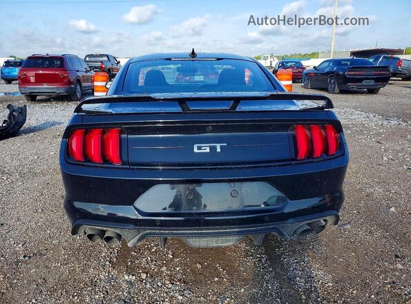 1FA6P8CF0L5169338 2020 FORD MUSTANG Black Вид ззаду