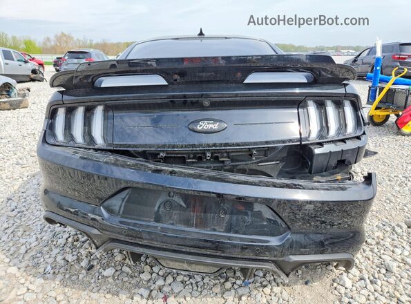 1FA6P8CF0L5177343 2020 FORD MUSTANG Black უკანა ხედი