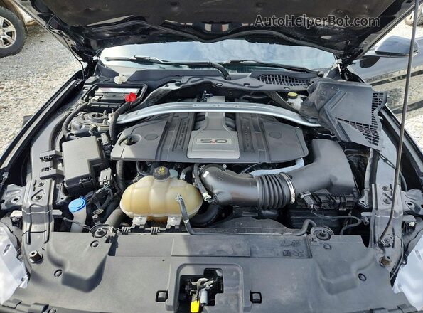 1FA6P8CF0L5177343 2020 FORD MUSTANG Black უკანა სალონის ხედი