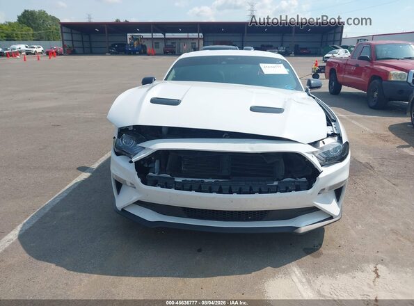 1FA6P8CF0M5153061 2021 FORD MUSTANG White Vista del cuadro de instrumentos