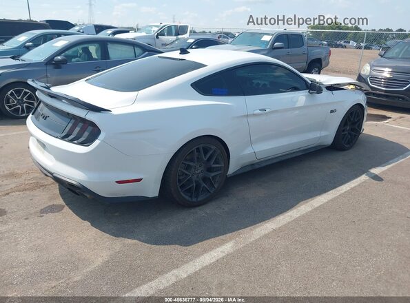 1FA6P8CF0M5153061 2021 FORD MUSTANG White Trasero derecho