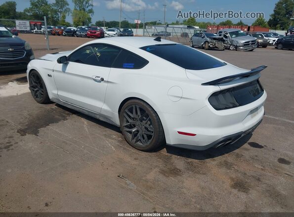 1FA6P8CF0M5153061 2021 FORD MUSTANG White Trasero izquierdo