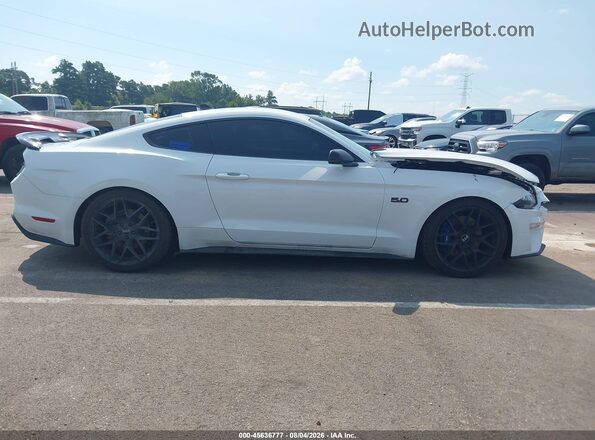 1FA6P8CF0M5153061 2021 FORD MUSTANG White Vista interior trasera