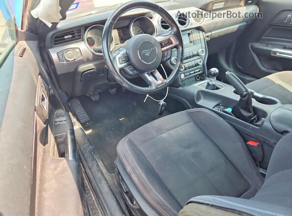 1FA6P8CF0M5153769 2021 FORD MUSTANG Blue Առջևի վահանակի տեսք