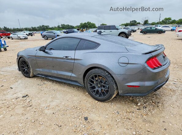 1FA6P8CF0N5138836 2022 FORD MUSTANG Gray Trasero izquierdo