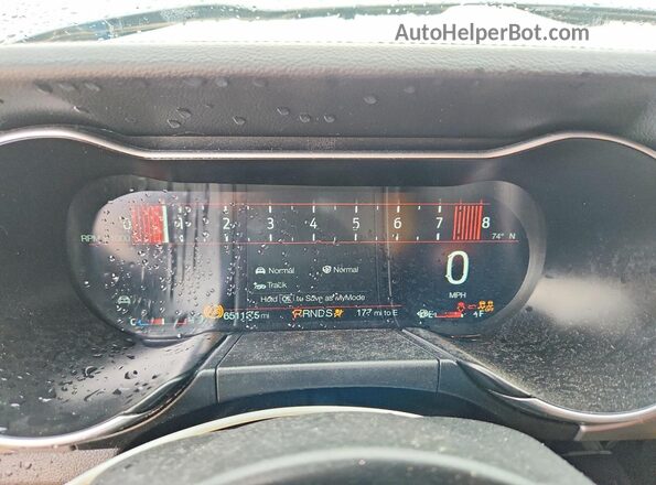 1FA6P8CF0N5138836 2022 FORD MUSTANG Gray Vista del cuadro de instrumentos