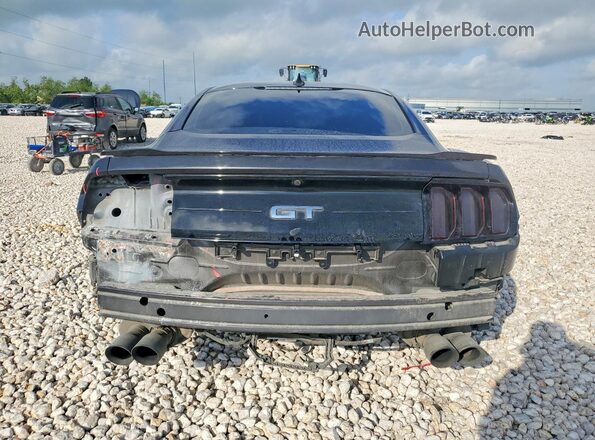 1FA6P8CF0P5302427 2023 FORD MUSTANG Black Вид ззаду