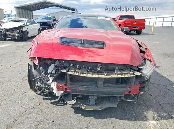 1FA6P8CF0R5402112 2024 FORD MUSTANG Maroon Widok z przodu