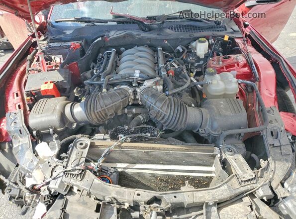 1FA6P8CF0R5402112 2024 FORD MUSTANG Maroon Widok wnętrza z tyłu