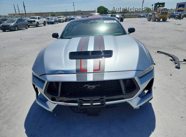 1FA6P8CF0R5428936 2024 FORD MUSTANG Silver Front view