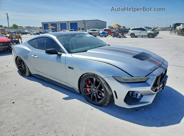 1FA6P8CF0R5428936 2024 FORD MUSTANG Silver Front right