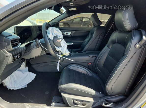 1FA6P8CF0R5428936 2024 FORD MUSTANG Silver Front interior view