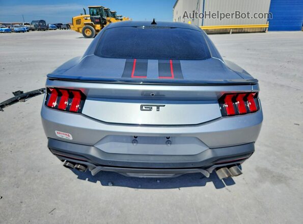 1FA6P8CF0R5428936 2024 FORD MUSTANG Silver Rear view