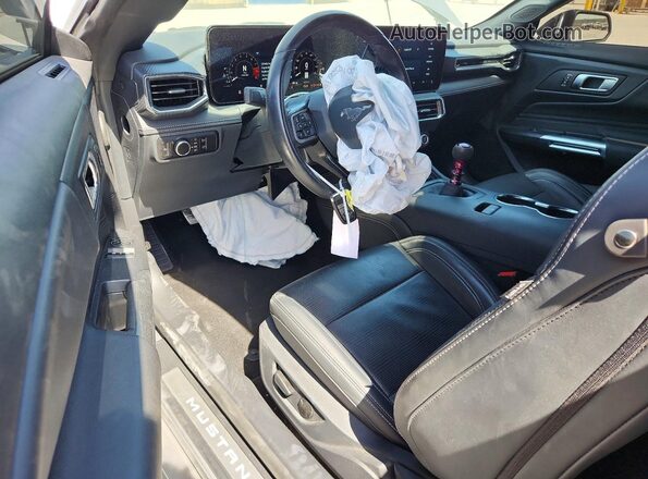 1FA6P8CF0R5428936 2024 FORD MUSTANG Silver Dashboard view