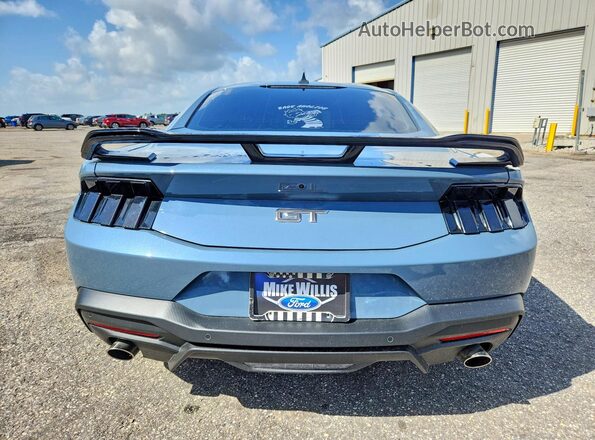 1FA6P8CF0T5401193 2026 FORD MUSTANG Blue Հետևի տեսք