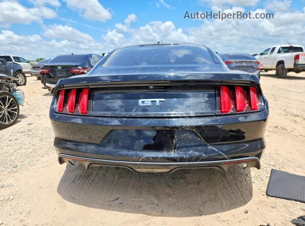 1FA6P8CF1H5329007 2017 FORD MUSTANG Черный Вид сзади